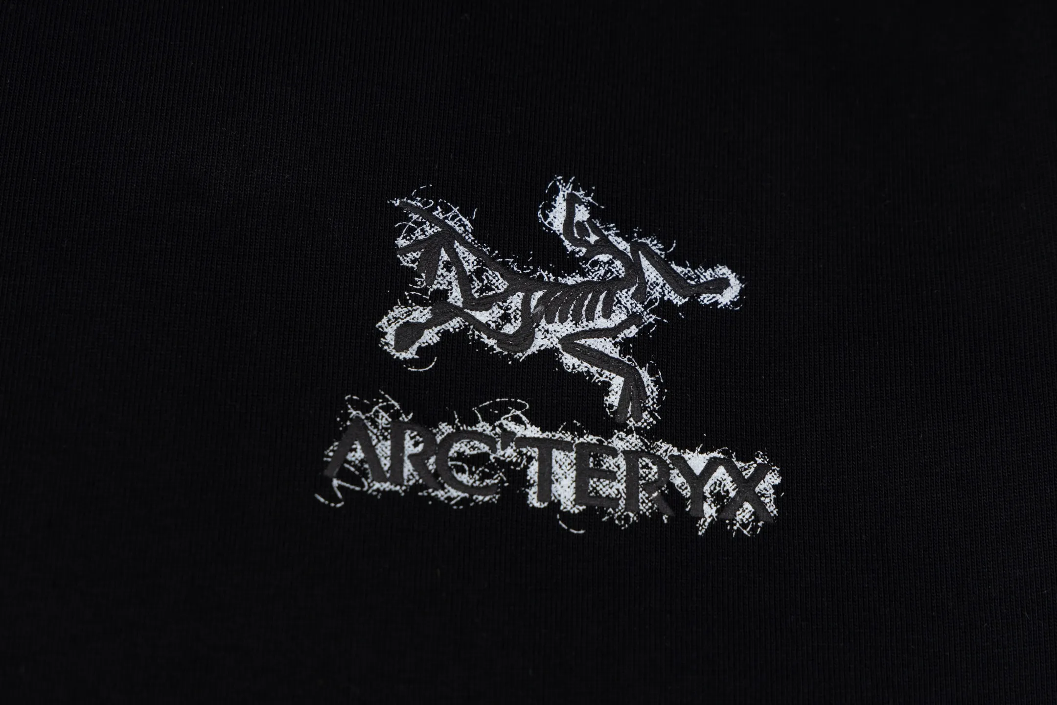 Ayc Teryx（ F 1） 2025FW T LOGO Premium 32s Same Style ：Black White Size：XS S M L